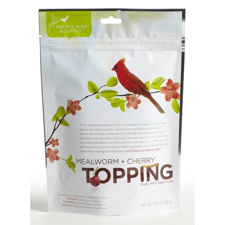 TOPPING FOR BIRD MEALWORM/CHERRY